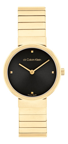 Reloj Calvin Klein Elegancia En Oro Y Acero