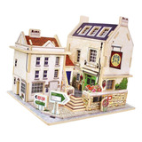 1/24 Diy Mini Dollhouse Miniatura Muebles 3d Casa De De 1