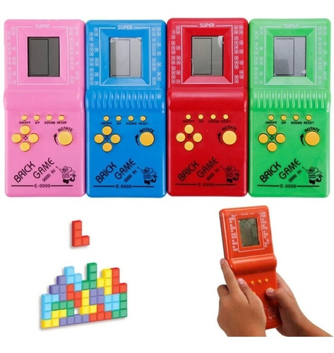 Tetris Portatil Game 9999 En 1 Juegos + 2 Pilas Aa