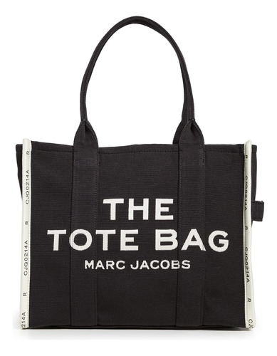 Marc Jacobs Bolso Tote Grande The Jacquard Para Mujer, Negro