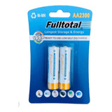 Pilas Recarbables Aa 2300mah Extra Larga Duracion Oferta !!