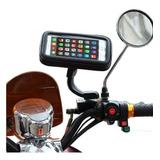 Suporte Celular Para Motonetas Vespa Biz Motocicletas Prova Dagua Case Com Ziper Uso Base Retrovisor Oferta