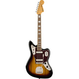 Guitarra Eléctrica Squier By Fender Classic Vibe '70s Jaguar De Álamo 3-color Sunburst Poliuretano Brillante Con Diapasón De Laurel Indio