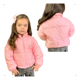 Jaqueta Infantil Puff Feminina Quentinha Linha Premium 