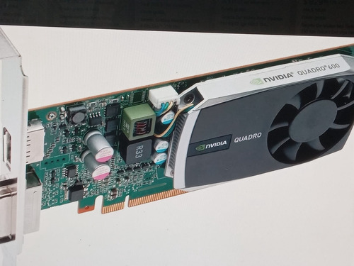 Tarjeta Gráfica Nvidia Quadro 600 1gb Ddr3 Adaptador Dvi Vga