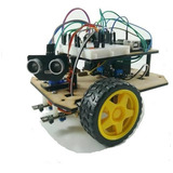 Kit Seguidor De Linea  Evasor Obstaculos Robot Movil Arduino