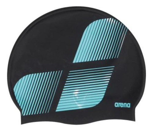 Gorra Natación Arena Silicona Diamonds Adulto Estampada Color Black Mint (999)