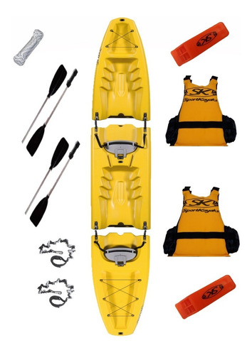 Sportkayaks Oahu Doble Kayak Modular Desarmable Oportunidad 