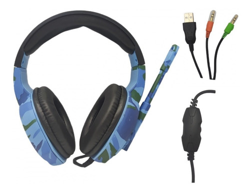 Fone De Ouvido Gamer Headset 7.1 Cabo Com 1.6m 2x P2 908