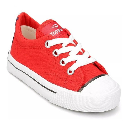 Zapatillas Topper Profesional De Niños Color Rojo