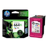 Cartucho Original De Tinta Color Hp 664xl Advantage F6v30al