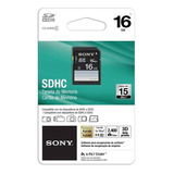 Sony Memoria Sdhc 16gb C-4 15mb/s Full/hd Sf-16n4 Ecoffice