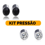 Kit Brinco Masculino Feminino Pressão Magnético Pretocristal