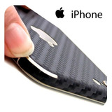 Adesivo Capa Skin iPhone 6 6s iPhone 7 Plus Fibra De Carbono