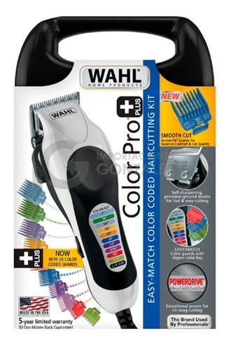 Máquina Wahl Cortapelo Color Pro 26 Piezas Tijeras Estuche