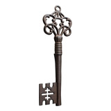 Llave Decorativa Vintage De Hierro 35 X13x2cm Bronce Oxido