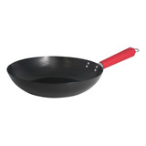 Imusa Usa Inch, Red Pan- Wok Antiadherente De Acero Al Carbo