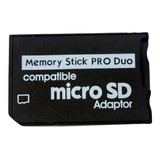 Adaptador De Memoria Micro Sd  A Stick Pro Duo