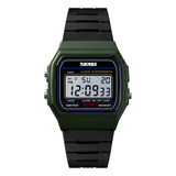 Reloj Digital Analógico Skmei 1412 Para Hombre, Moderno, Cas