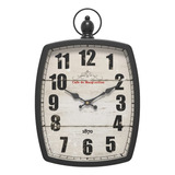 Reloj De Pared Grande Retro Vintage Estilo Antiguo Silencios