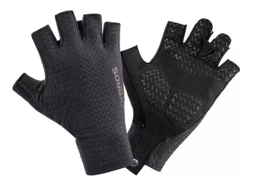 Guantes Rockbros Bici Bicicleta Ciclismo Gel Pad Medio Dedo 