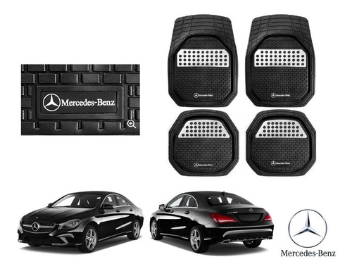 Tapetes Charola 3d Logo Mercedes Cla200 Cla250 2013 A 2019