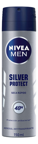 Antitranspirante En Aerosol Nivea Men Silver Protect 150ml