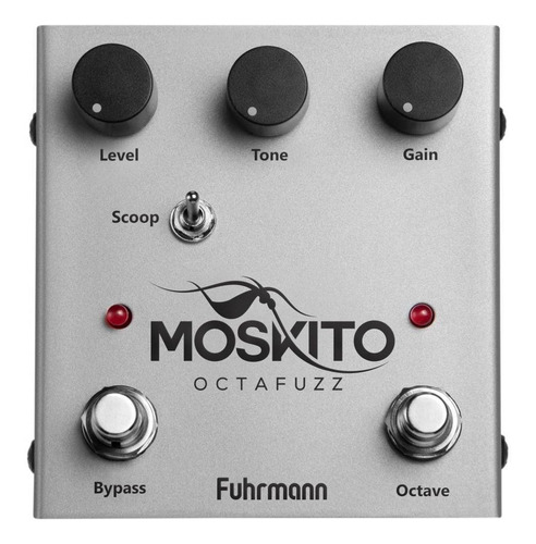 Pedal De Efeito Para Guitarra Fuhrmann Moskito Octafuzz Oz10