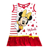 Vestido Bebe Niña Minnie Mouse Disney Rojo