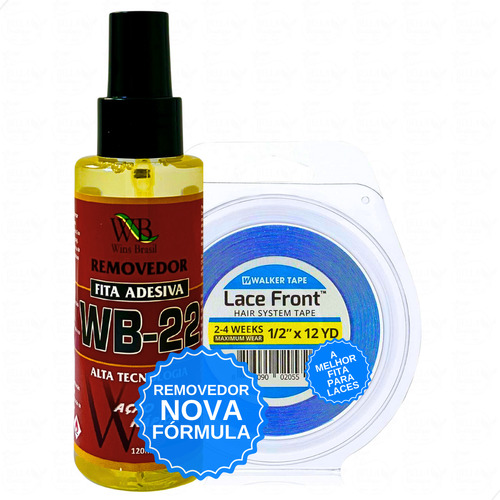 Fita Lace Adesiva 12 Mts + Removedor Para Mega Hair Wb-22