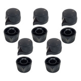 Knob Potenciômetro Rotativo Para Volume 6mm - 10 Peças Preto