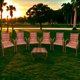 Kit Cadeiras Para Jardim Quintal Area Externa Resistente Sol