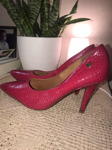 Stillettos Vizzano Talle 39 Fucsia Poco Uso Fiesta