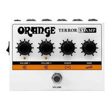 Pedal Para Guitarra Orange Terror Stamp Híbrido Amplificador Cor Branco