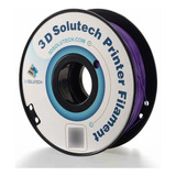 Filamento  Pla 3d Solutech Para Impresoras 3d, Color Mor Flm