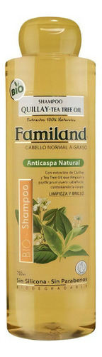  Shampoo Familand Bio 750ml Variedades Aromas Quillay -tea Tree Oil Bio