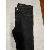 Pantalón Little  Akiabara Terciopelo Chuping Negro Talle 10 