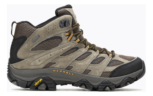 Botín Imperm Hombre Moab 3 Mid Gtx Café Claro Merrell