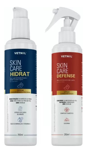 Skin Care Hidrat Sérum + Defense Spray 250ml - Vetnil