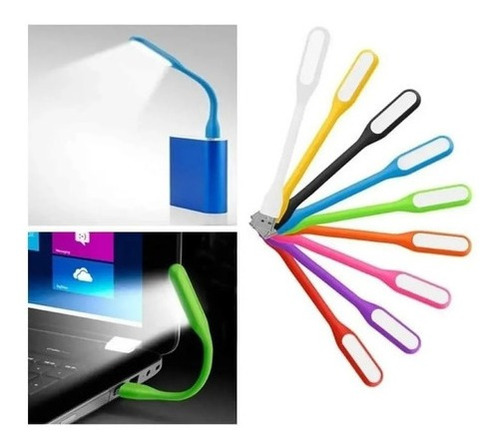 Mini Lámpara Led Usb Flexible Y Portátil Para Laptop