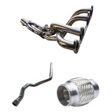 Kit Headers, Tuberia Y Flexible Para Golf, Jetta A2, A3 Inox