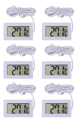 10x Termômetro Digital Freezer Geladeira Aquario Chocadeira