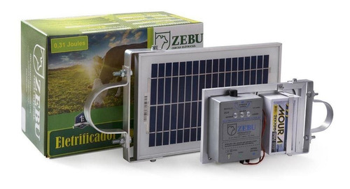 Cerca Elétrica Rural Kit Eletrificador Solar 35km Zs20bi