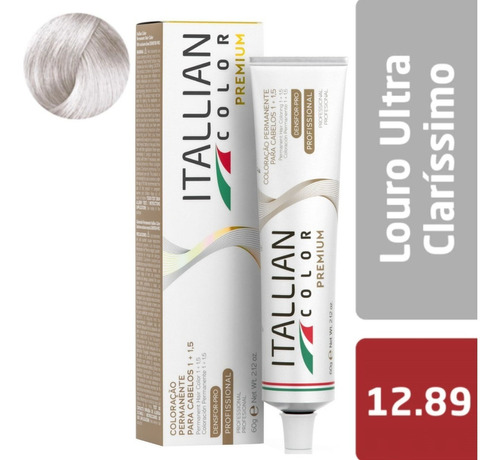 Kit Tintura Itallian  Coloração Itallian Color Tom Louro Ultra Claríssimo Para Cabelo