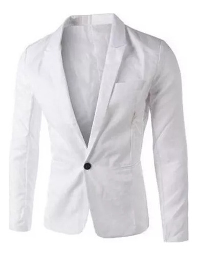 Chaqueta Tipo Blazer Casual De Manga Larga Para Hombre