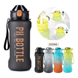 Botilito Botella Para Agua 2 Litros Motivacional Libre Bpa