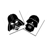 Vinil Sticker Decorativo Star Wars Darth Vader Kit 2 Piezas