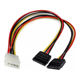 Cable De Poder En Y Sata 1 Macho 2 Hembras 