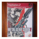 Metal Gear Solid 2 Ps2 Greatest Hits Edition Completo Manual