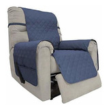 Funda Para Sofa Easy-going Es Impermeable Color Azul Marino